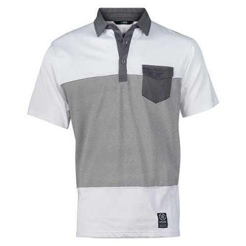 All Day Polo-White/Steel